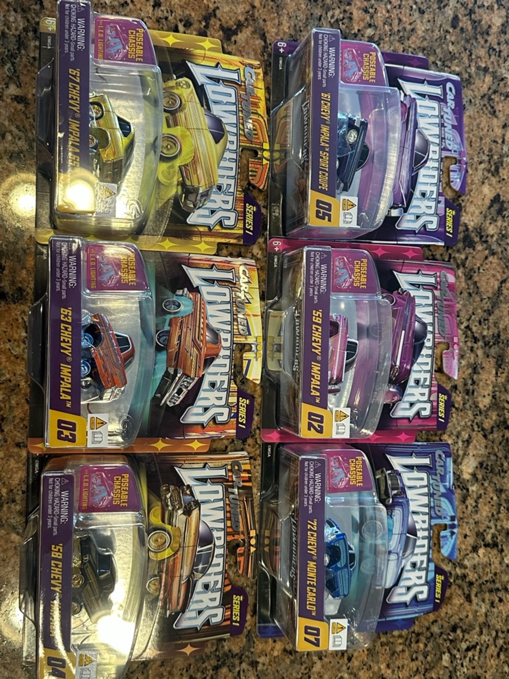 Lowriders Die-Cast Car Pack - Mixed Colors by Car Culture super collectible!!!